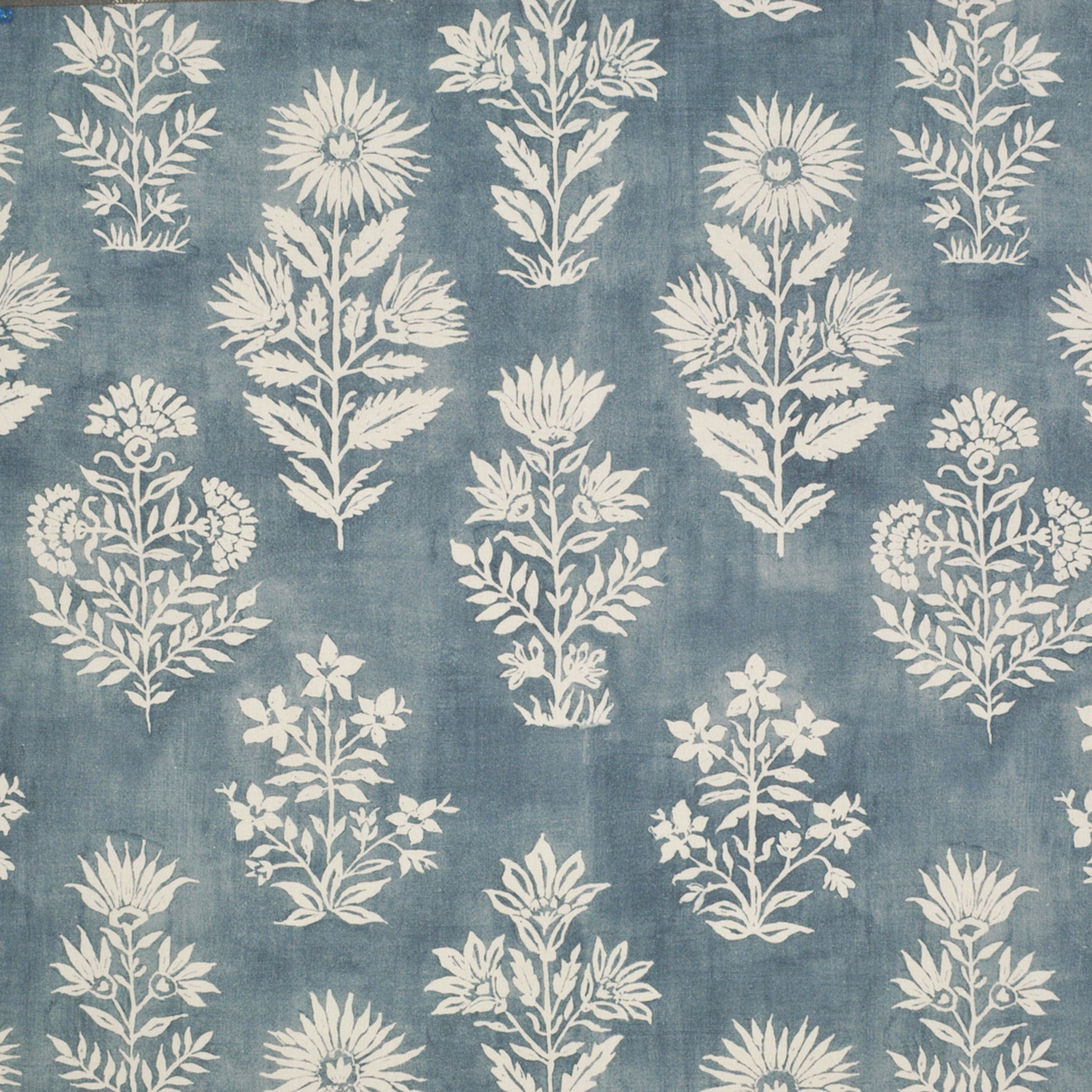 Blue upholstery fabric