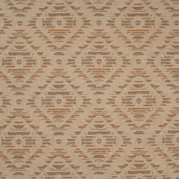 Orange upholstery fabric