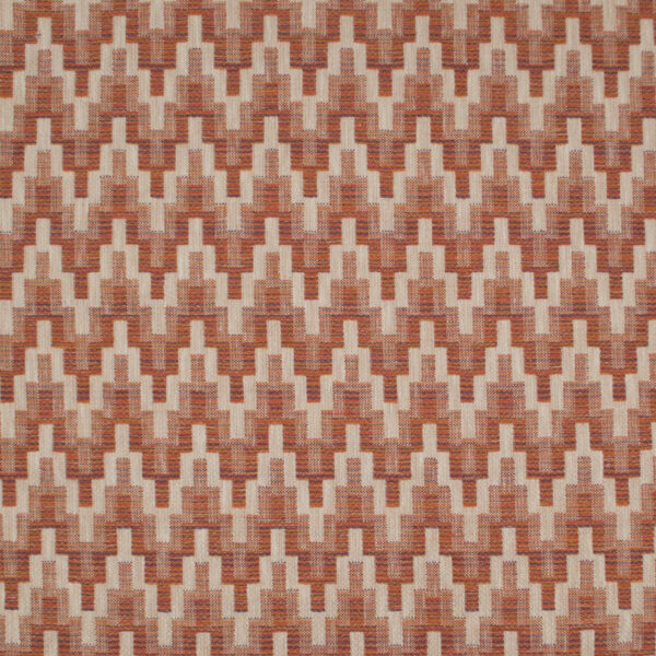 Orange upholstery fabric