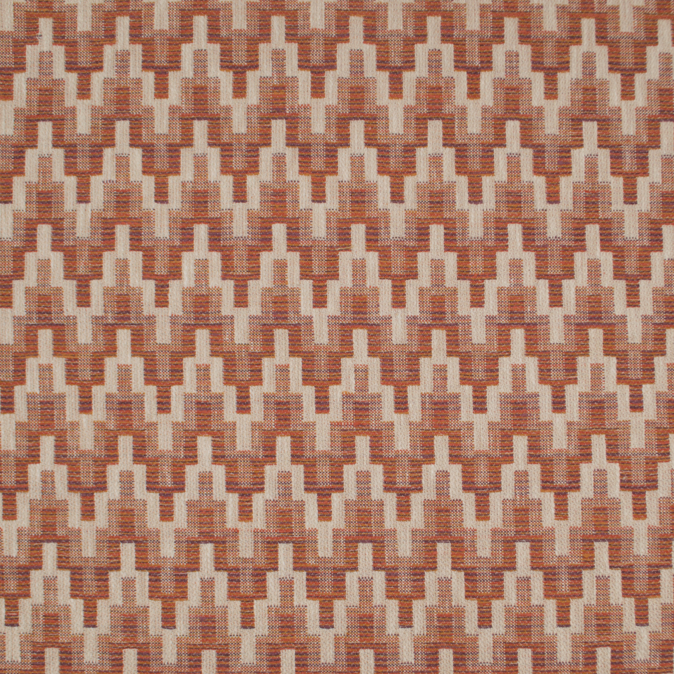 Orange upholstery fabric