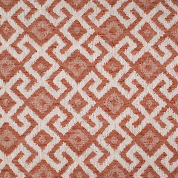 Orange upholstery fabric