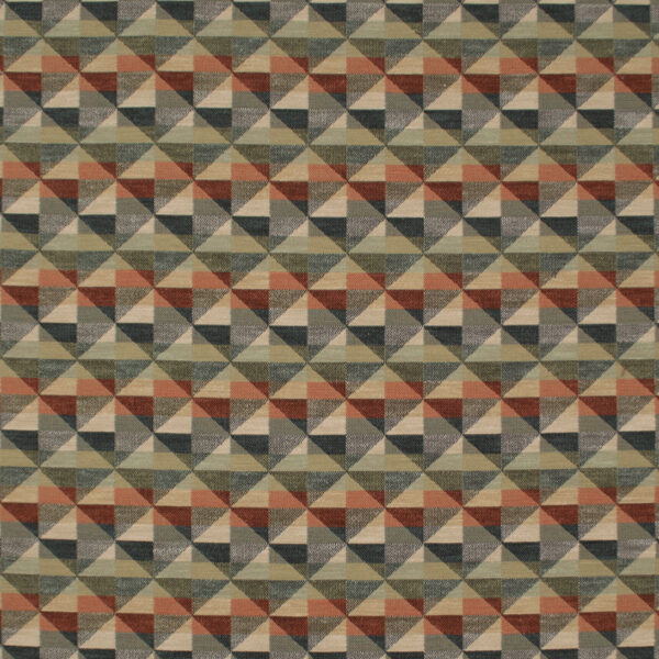 Orange upholstery fabric