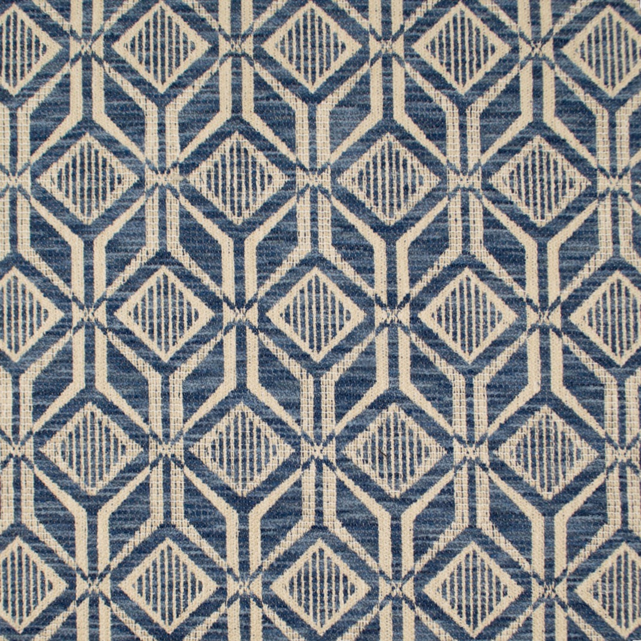 Blue upholstery fabric
