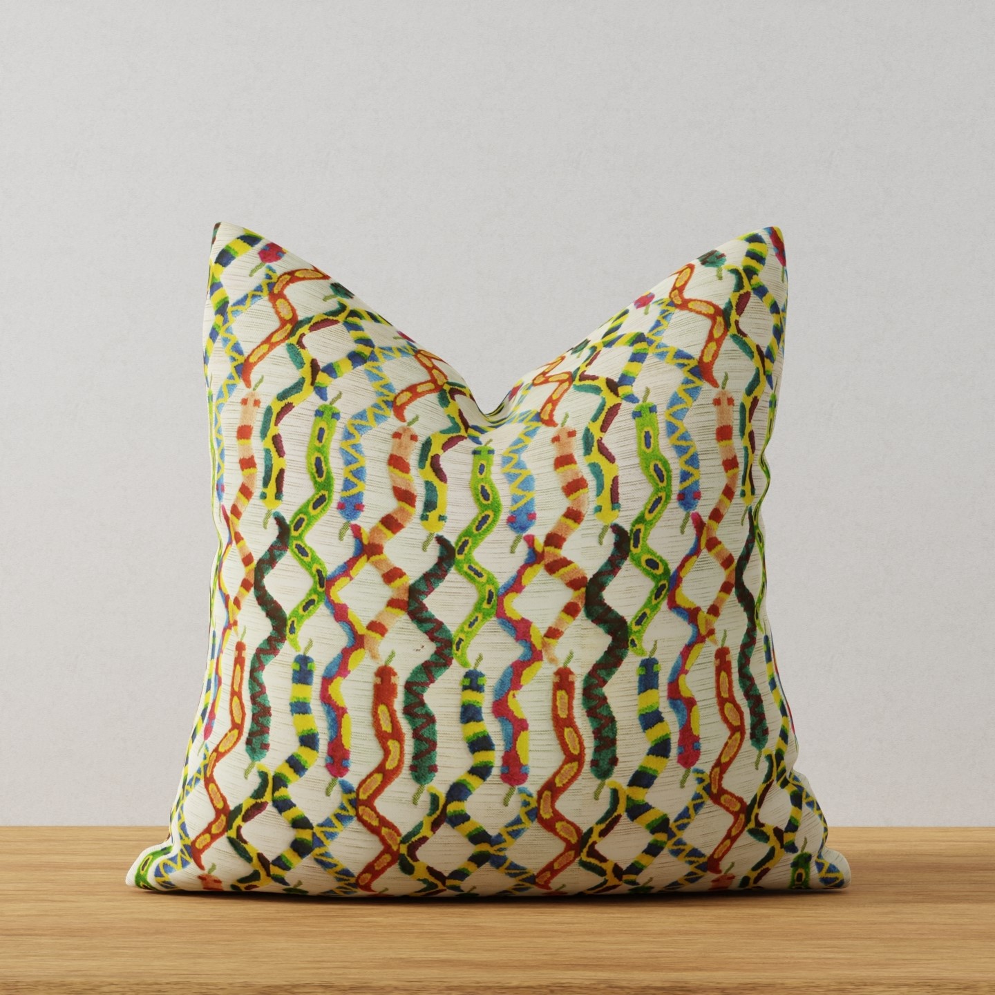 Orange upholstery fabric