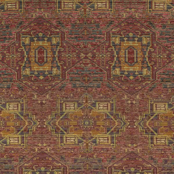 Red upholstery fabric