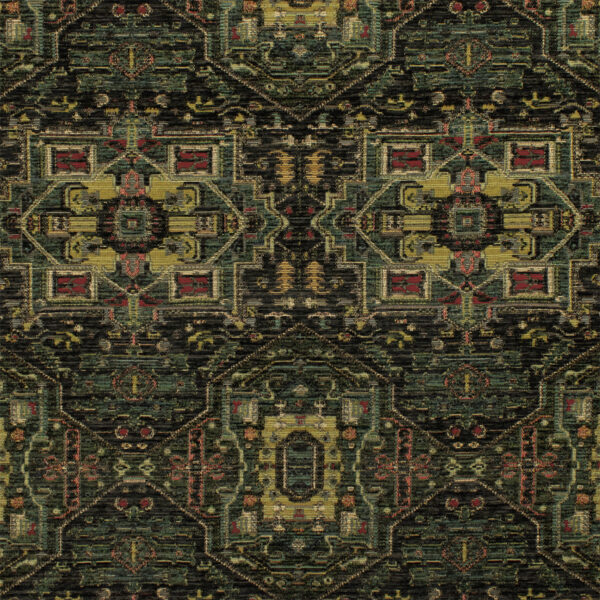 Greenhouse Fabrics S6728 Black upholstery fabric swatch for sample-first furniture planning