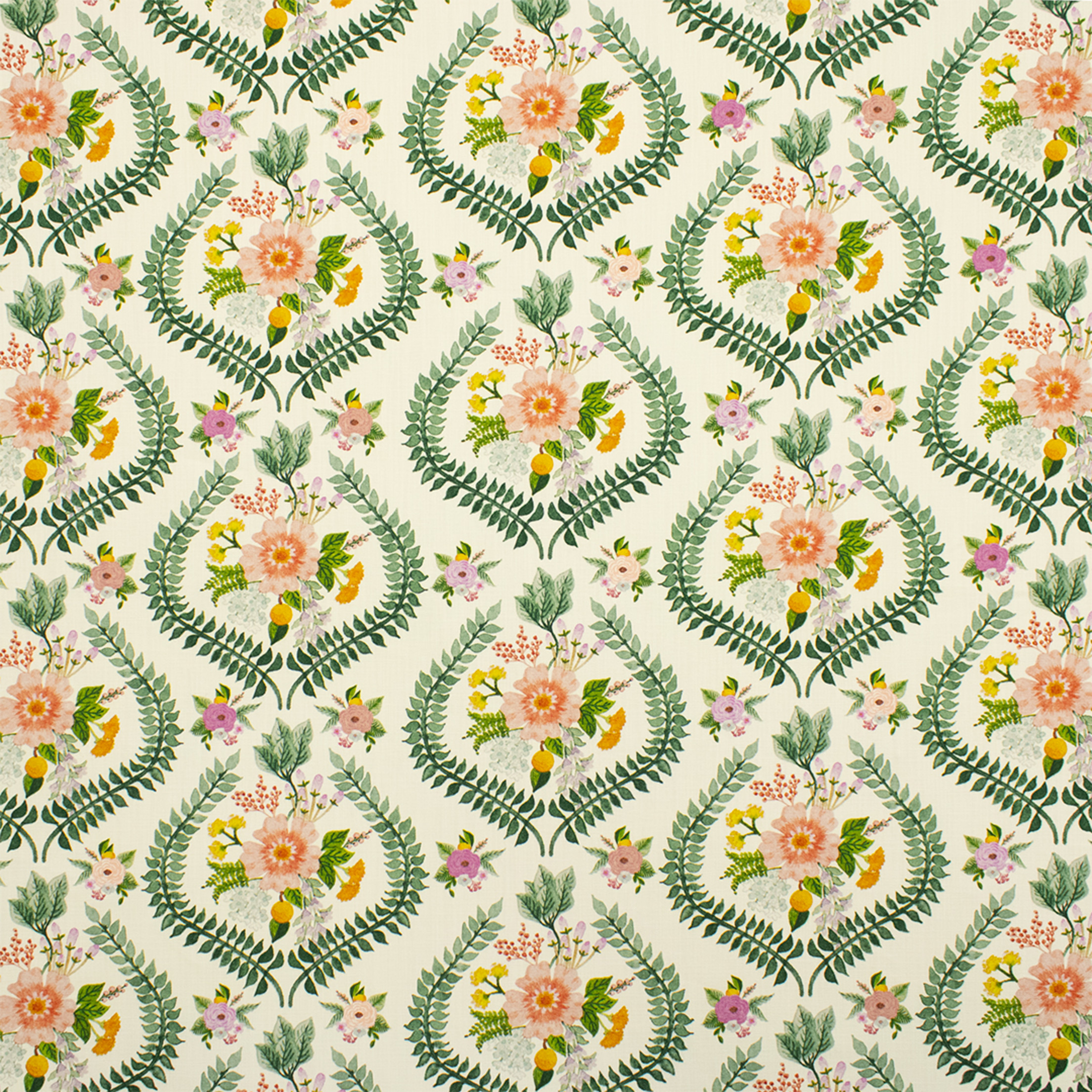 Green upholstery fabric