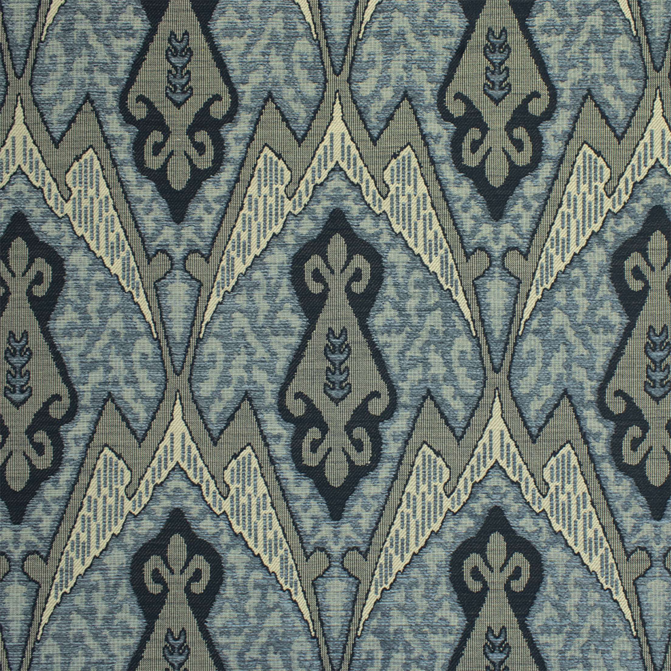 Blue upholstery fabric