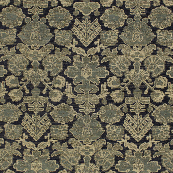 Greenhouse Fabrics S6775 Indigo upholstery fabric swatch for sample-first furniture planning