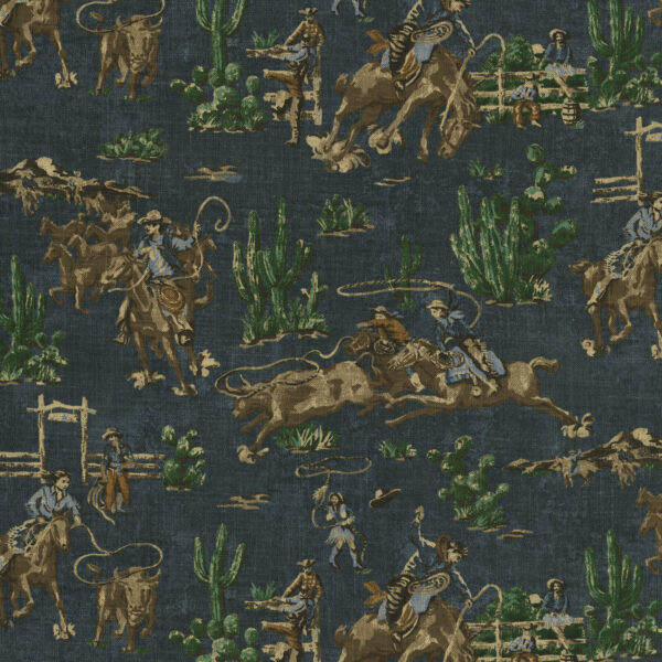 Greenhouse Fabrics S6777 Denim upholstery fabric swatch for sample-first furniture planning