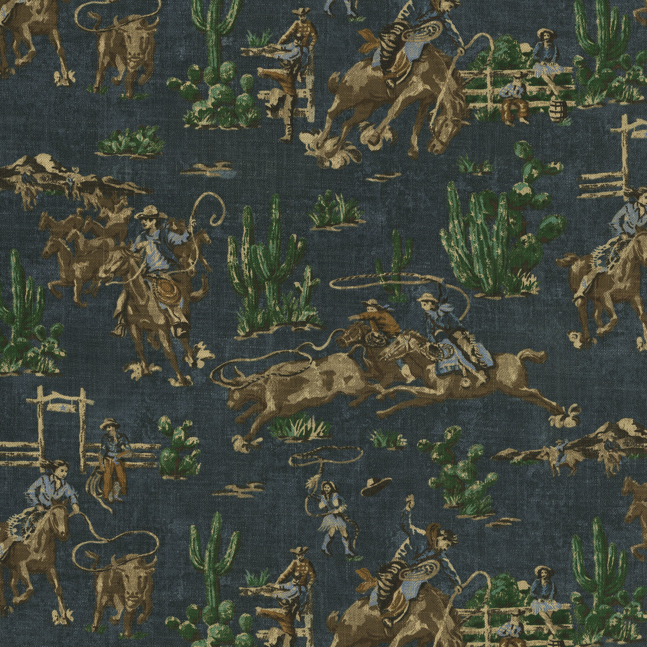 Blue upholstery fabric