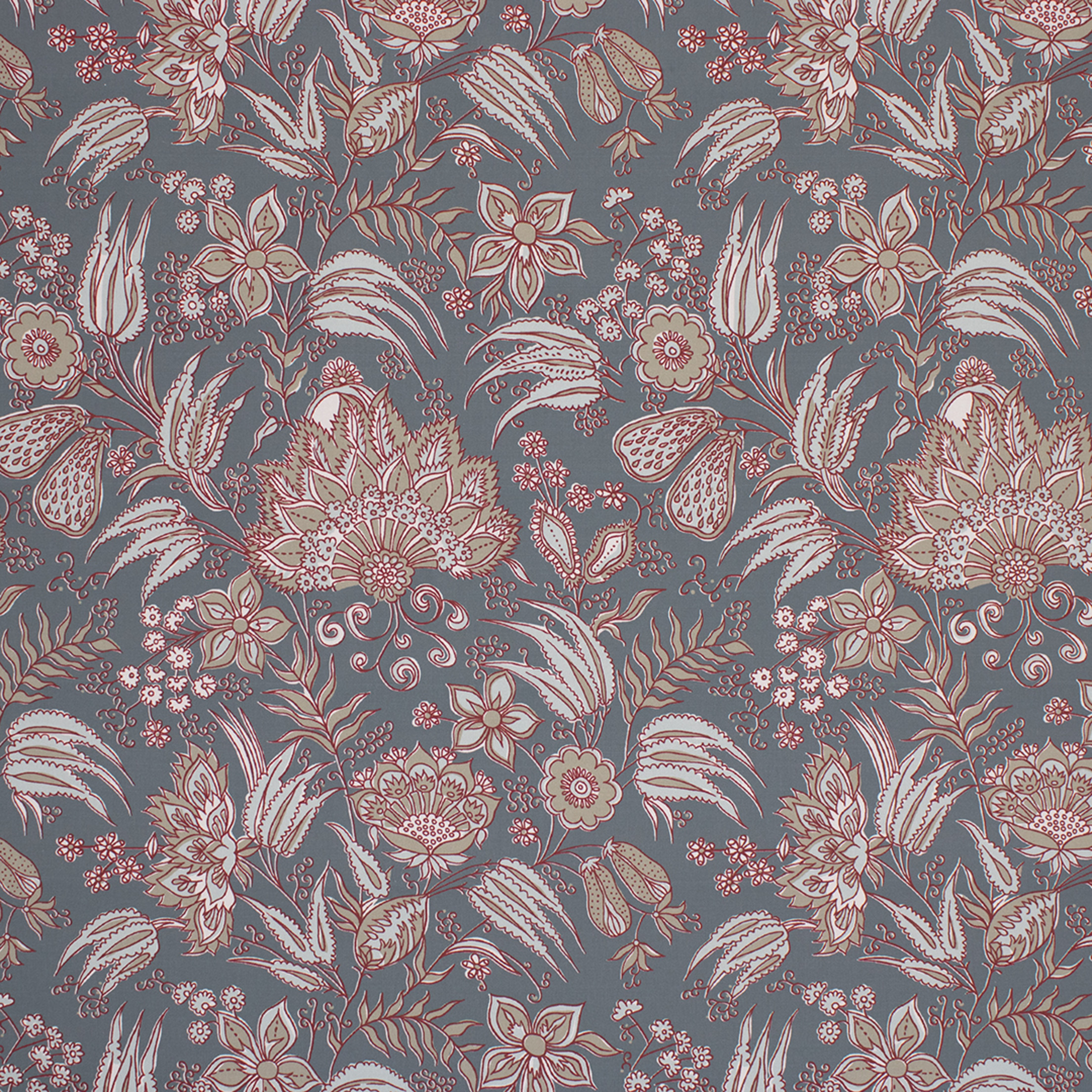 Blue upholstery fabric