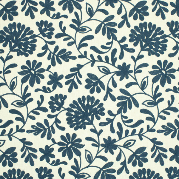 Greenhouse Fabrics S6860 Indigo upholstery fabric swatch for sample-first furniture planning