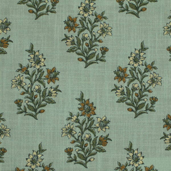 Teal upholstery fabric