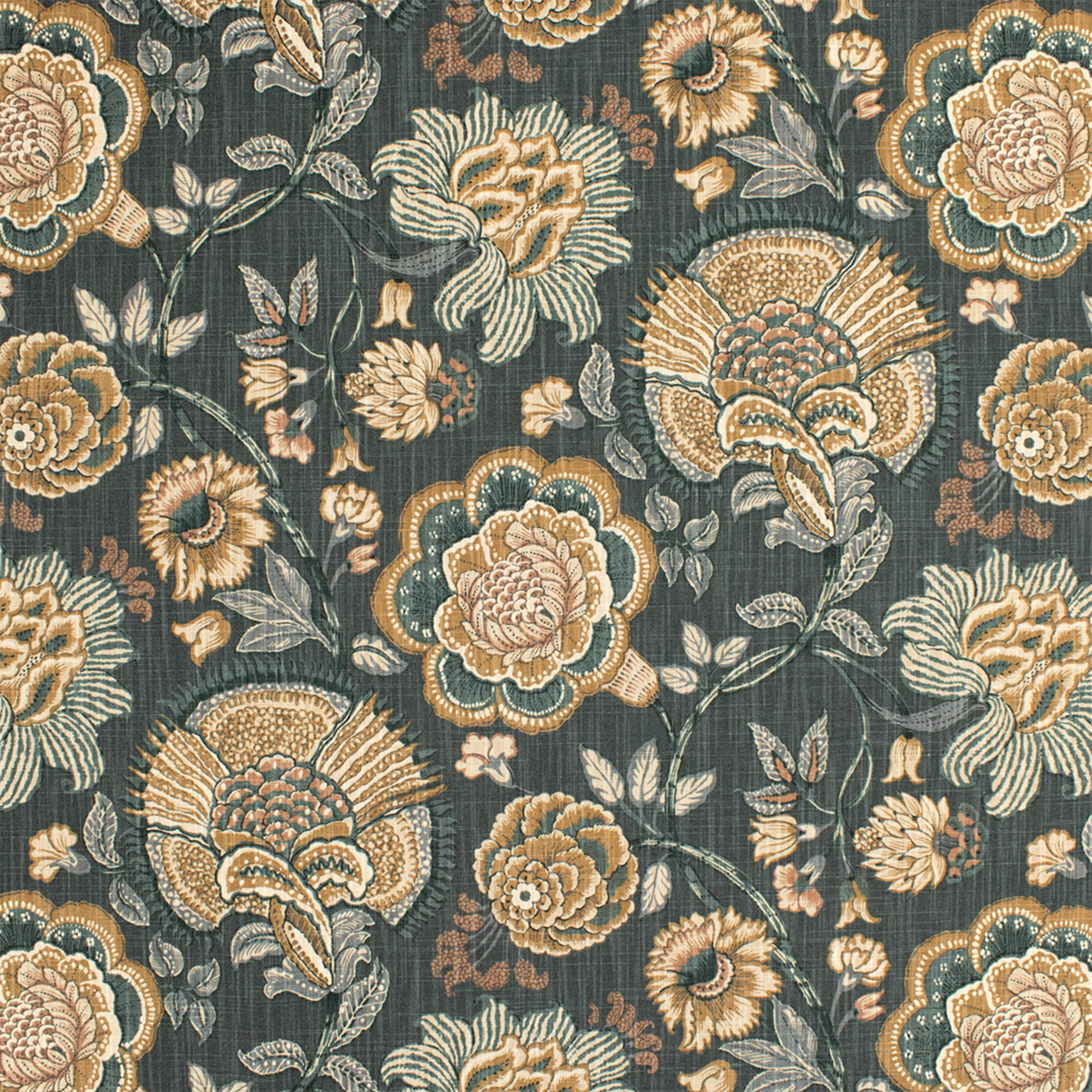 Teal upholstery fabric