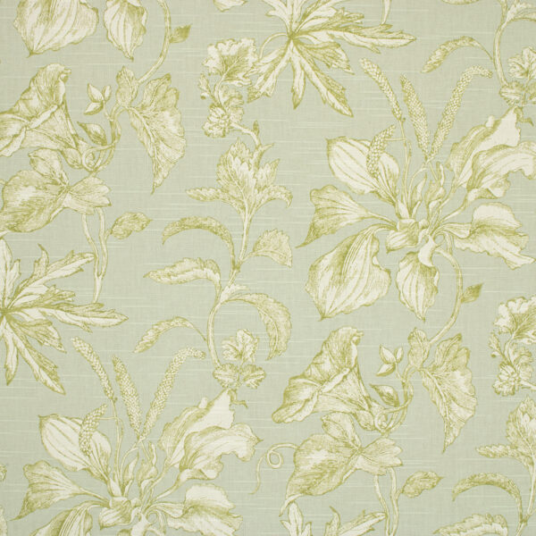 Green upholstery fabric