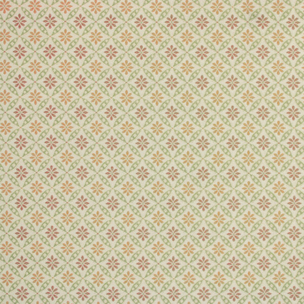 Orange upholstery fabric