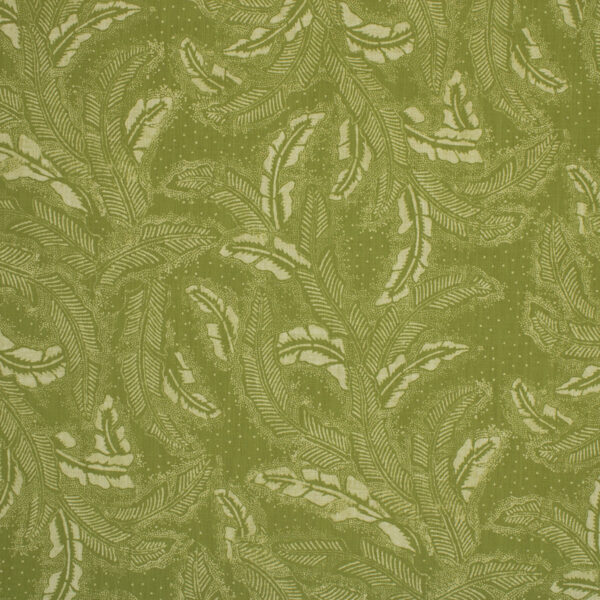 Green upholstery fabric