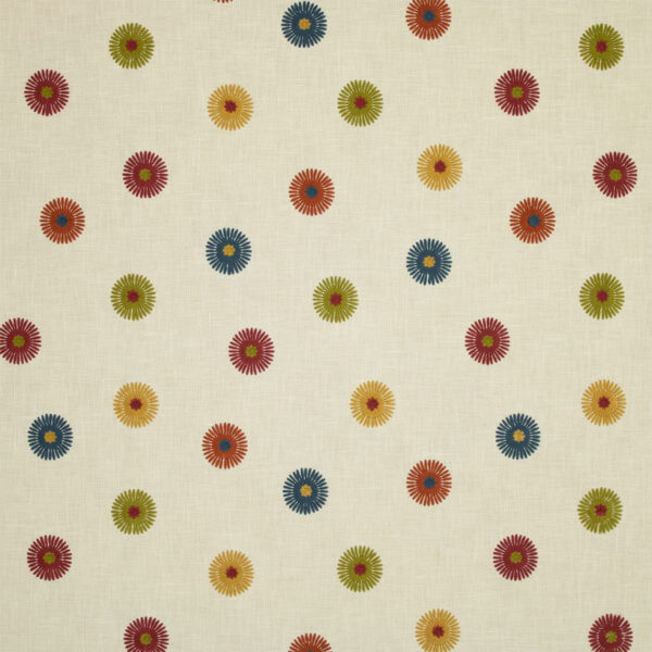 Orange upholstery fabric