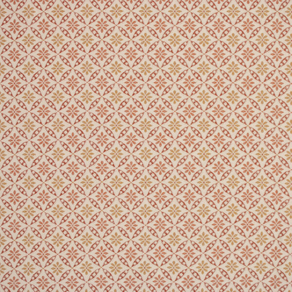 Orange upholstery fabric