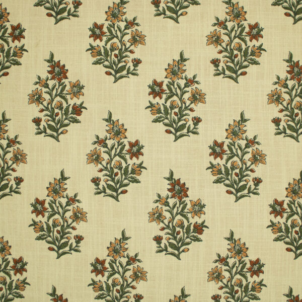 Orange upholstery fabric