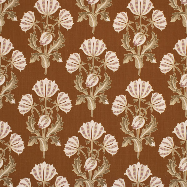 Orange upholstery fabric