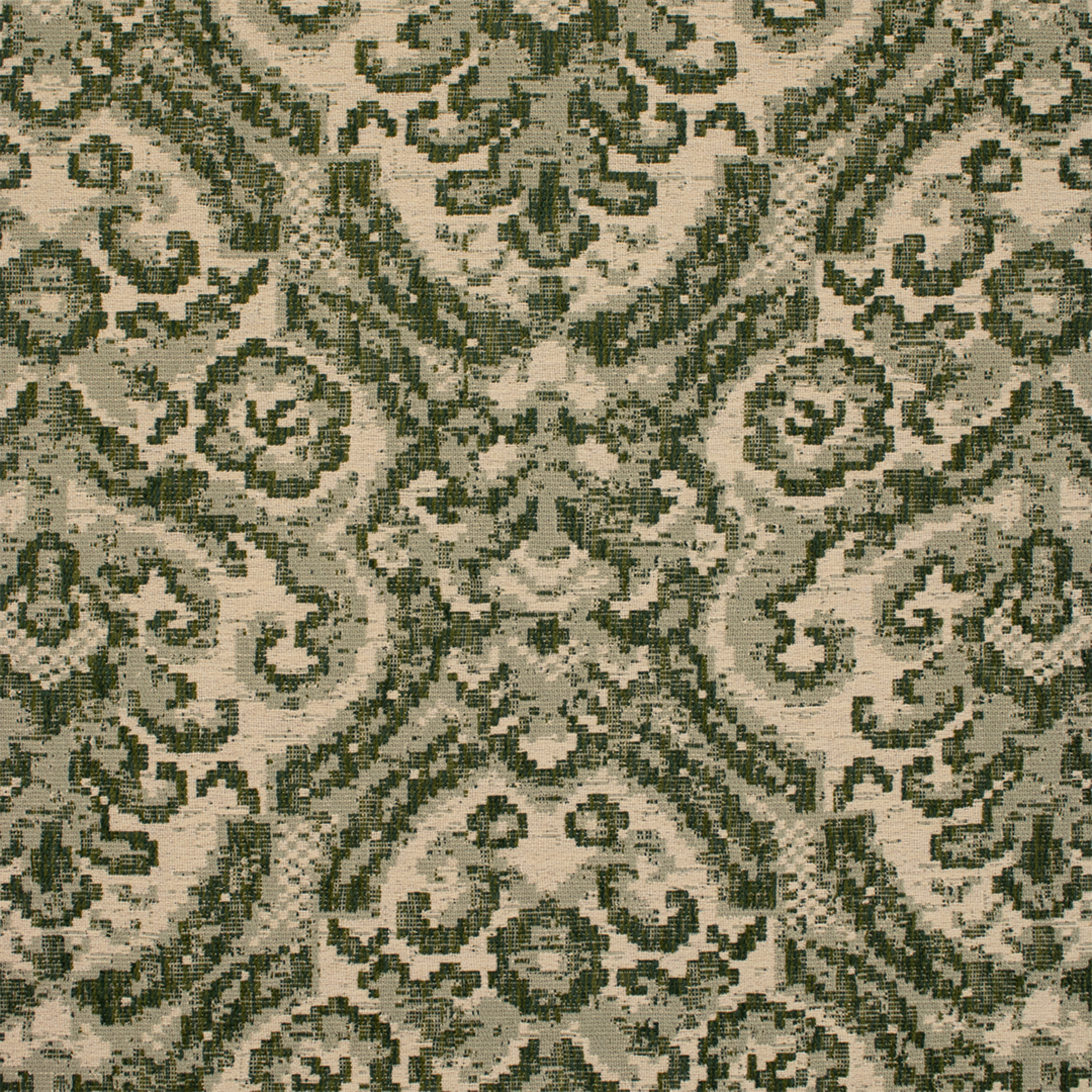 Green upholstery fabric