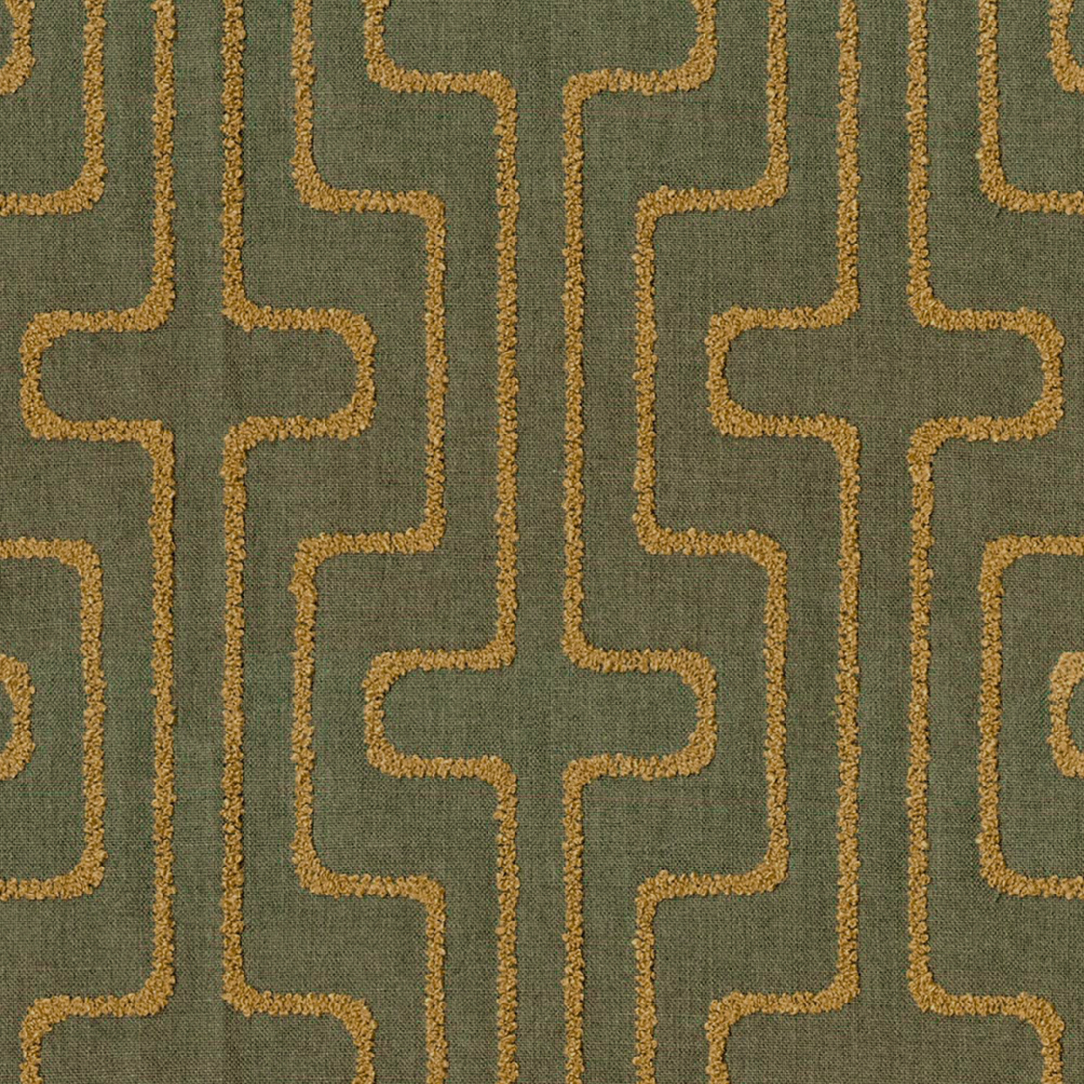 Green upholstery fabric