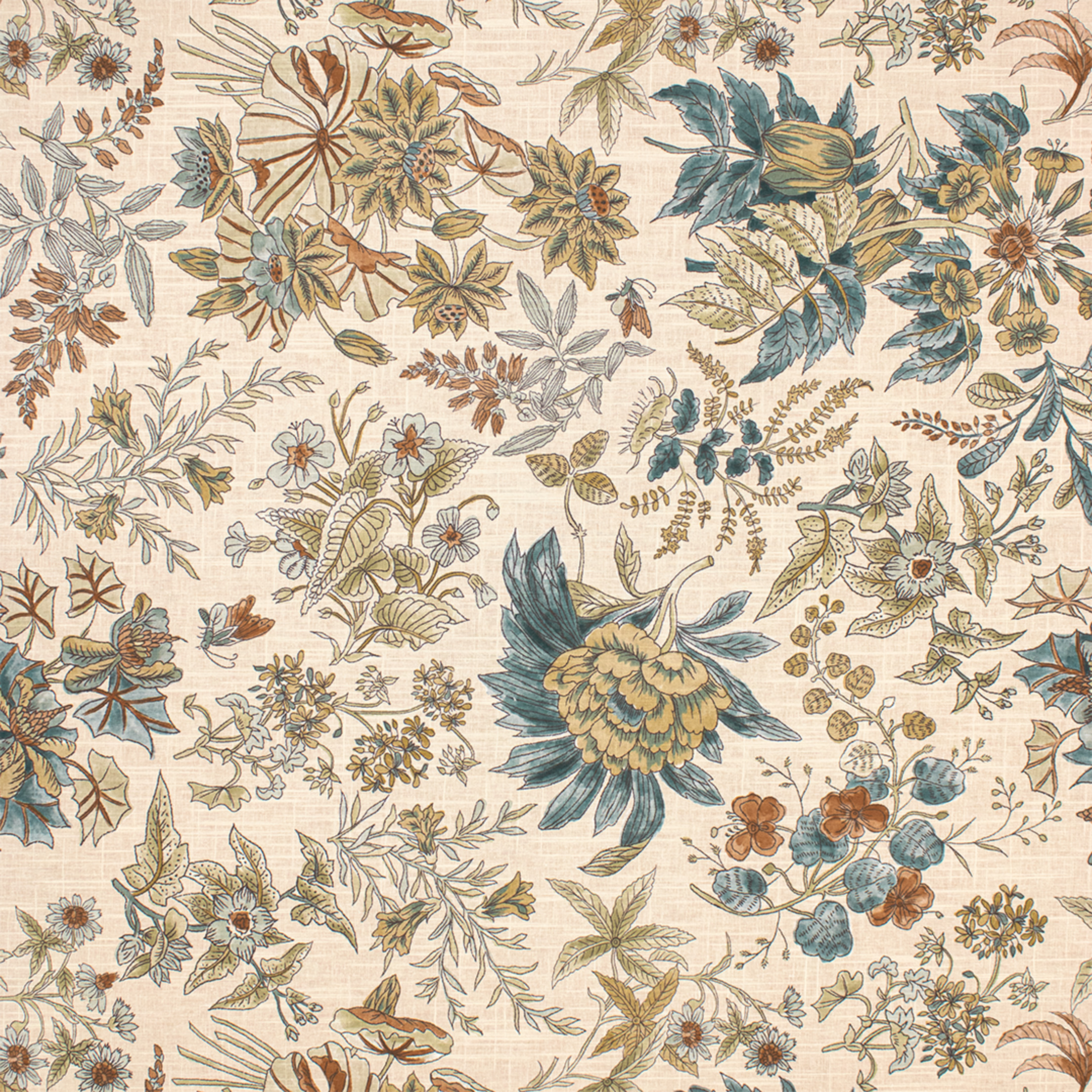 Green upholstery fabric