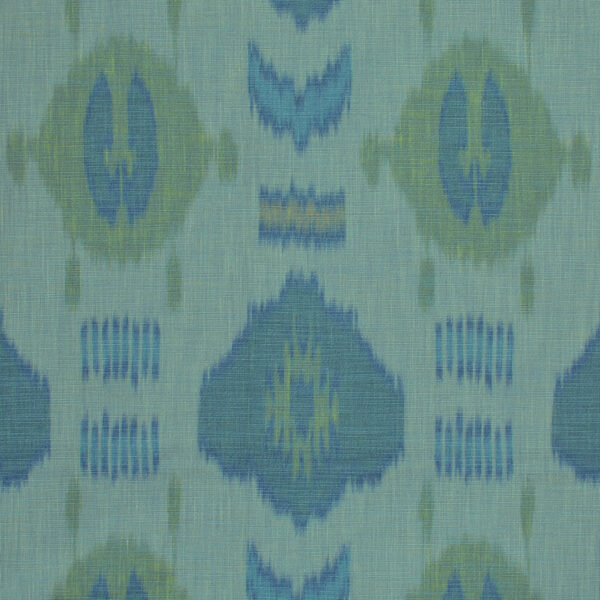 Greenhouse Fabrics S7067 Peacock upholstery fabric swatch for sample-first furniture planning