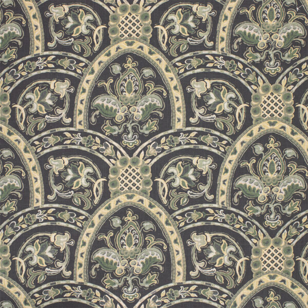 Greenhouse Fabrics S7070 Bowery Blue upholstery fabric swatch for sample-first furniture planning