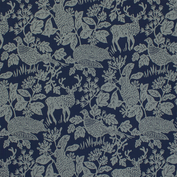 Greenhouse Fabrics S7076 Indigo upholstery fabric swatch for sample-first furniture planning