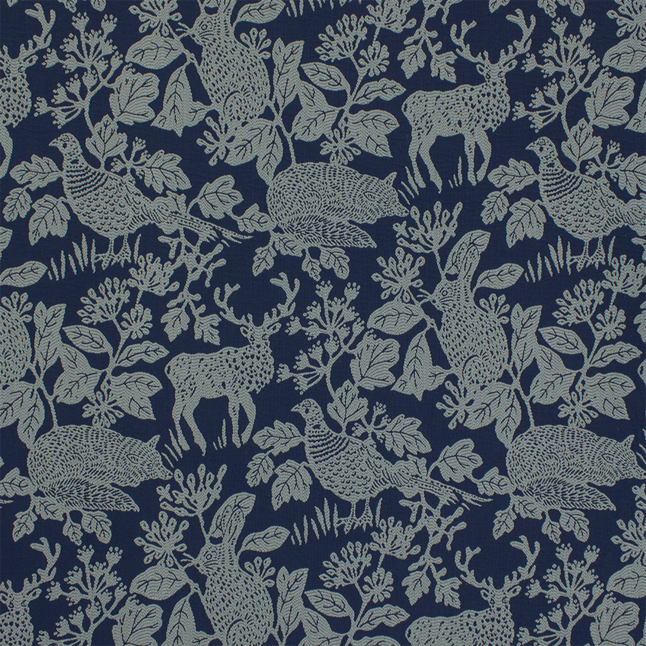 Blue upholstery fabric