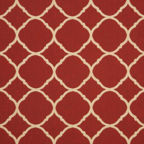 Red upholstery fabric