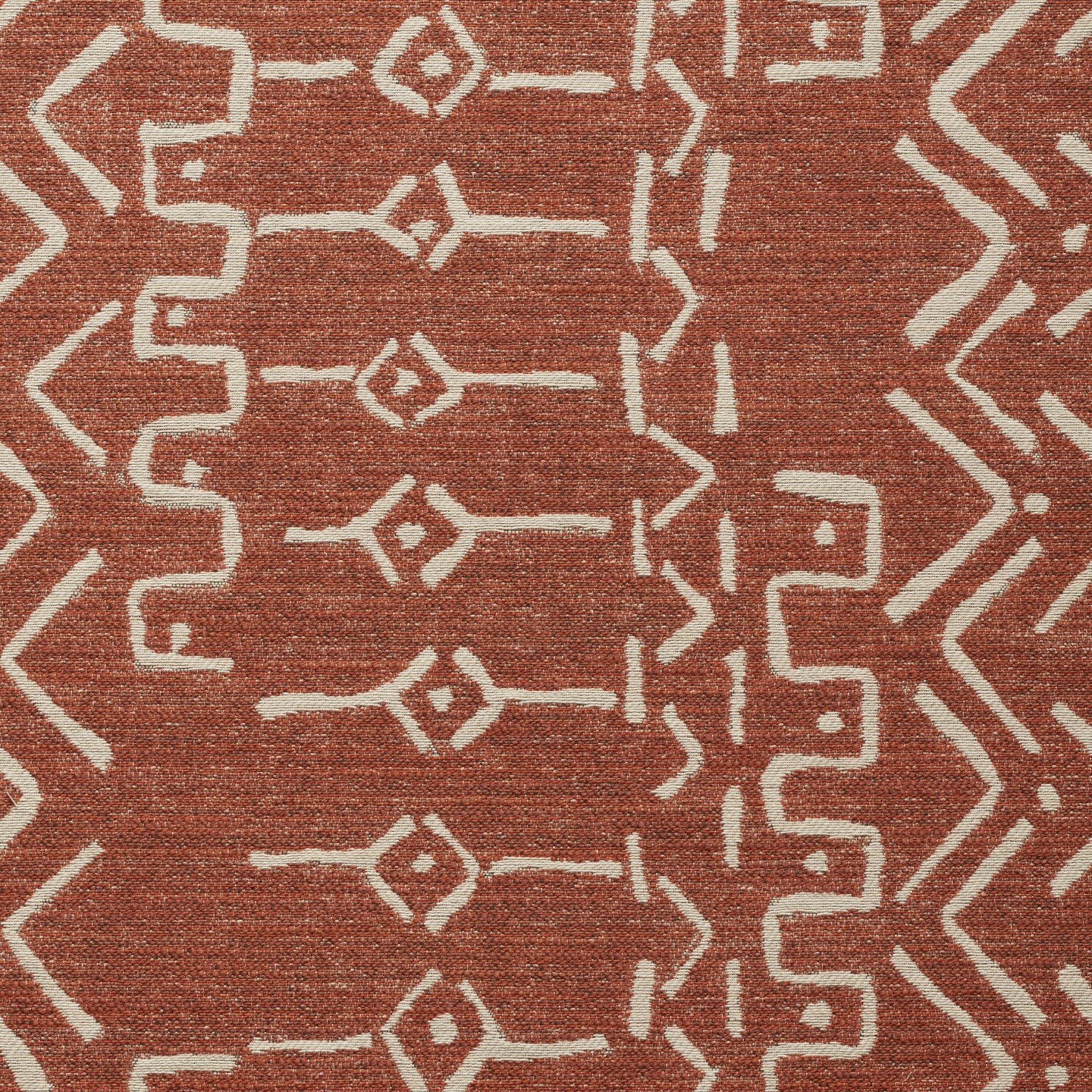 Red upholstery fabric