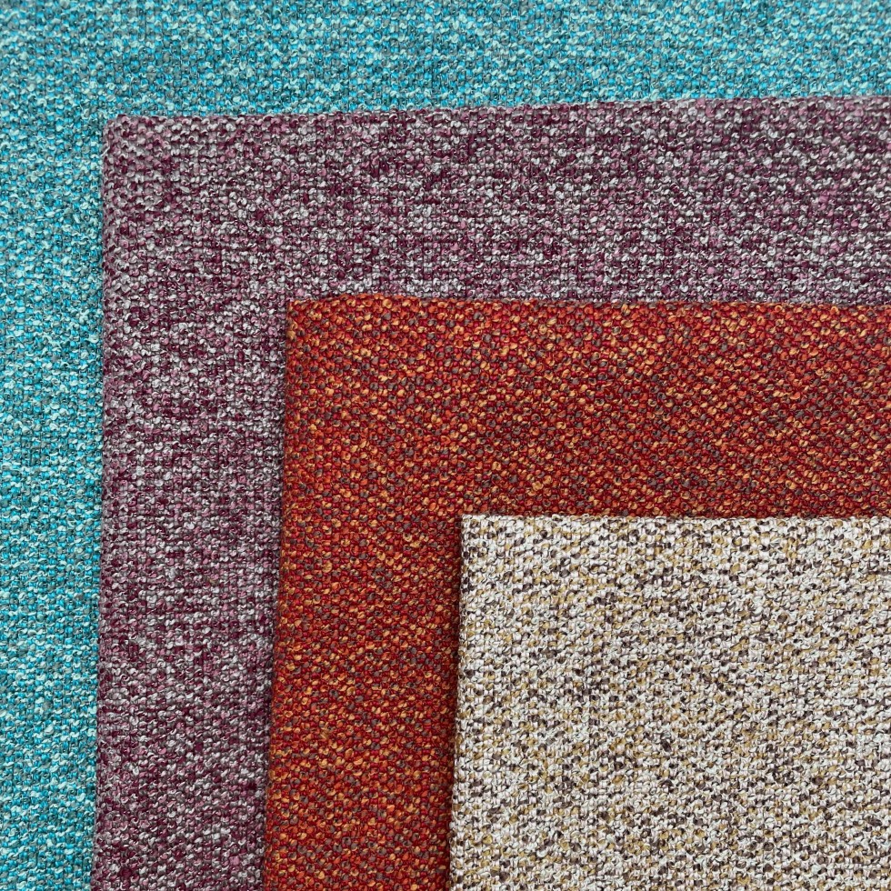 red upholstery fabric swatch
