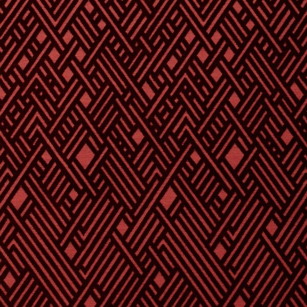 Red upholstery fabric