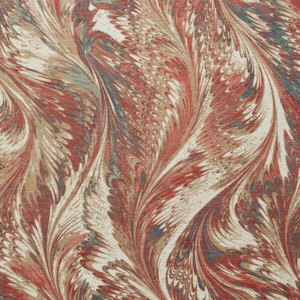 Red upholstery fabric