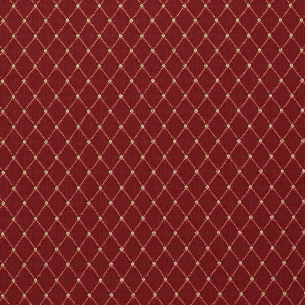 Red upholstery fabric