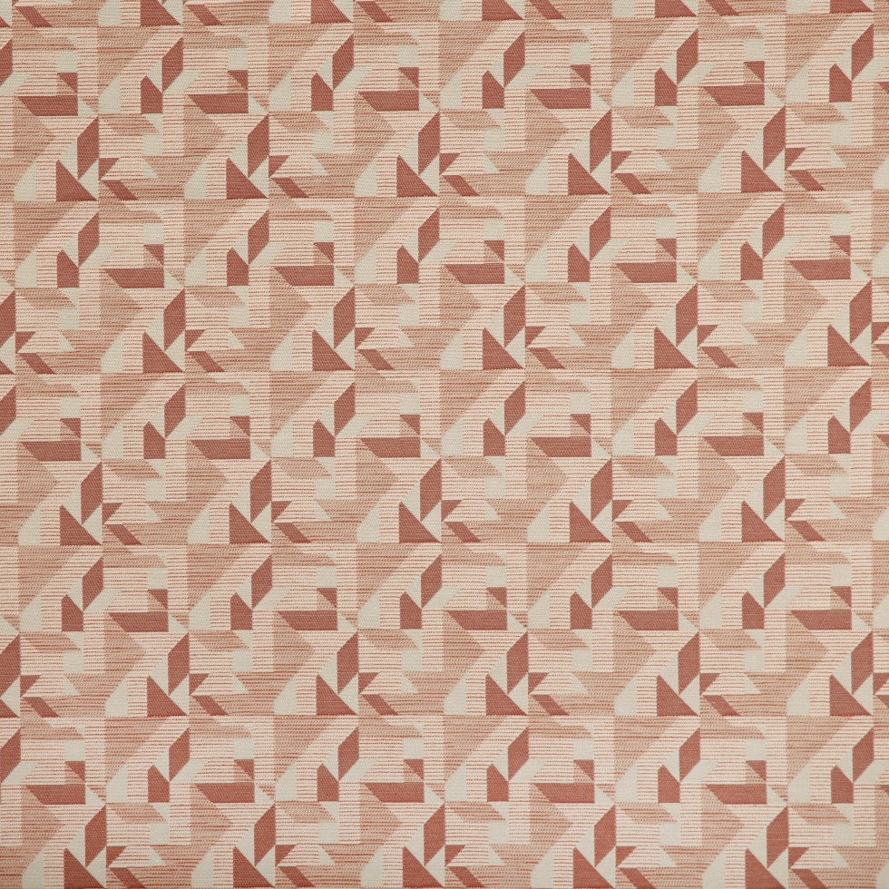 red upholstery fabric swatch