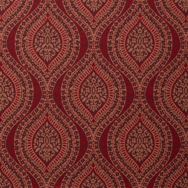 Red upholstery fabric