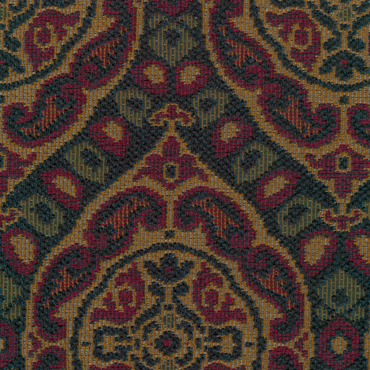 Red upholstery fabric