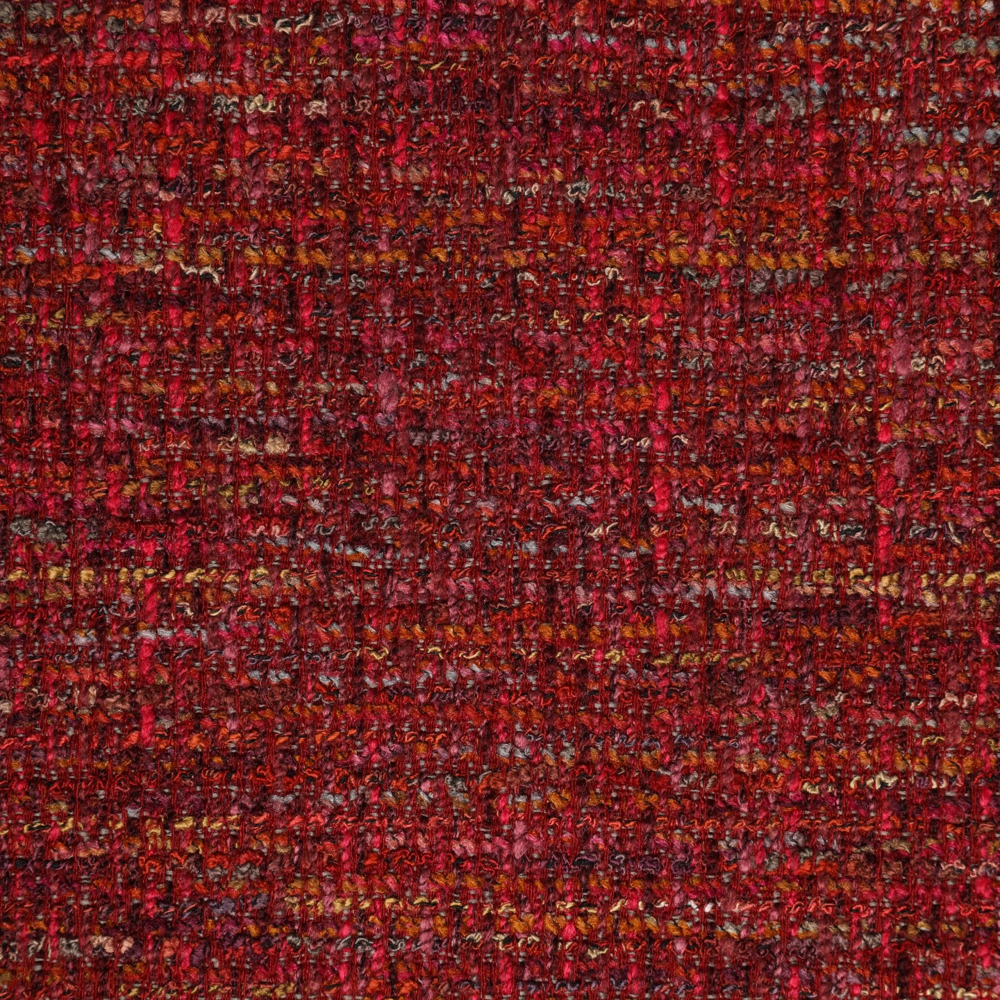Red upholstery fabric