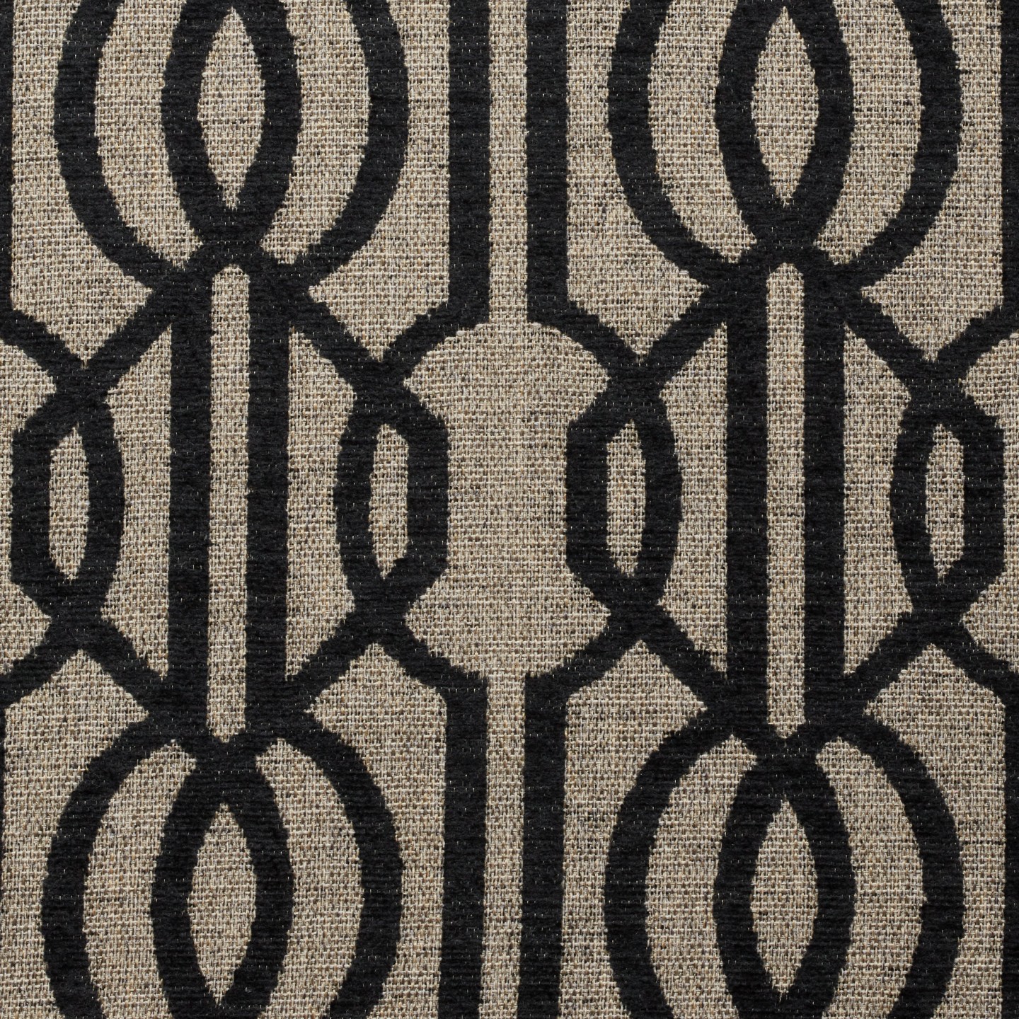 Black upholstery fabric