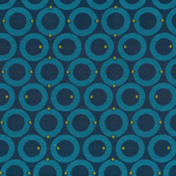 United Fabrics BONNAROO 11 Blue Lagoon upholstery fabric swatch for sample-first furniture planning