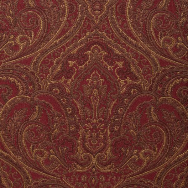 Burgundy upholstery fabric