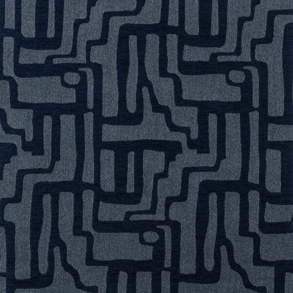 United Fabrics ESCHER Indigo 146225-0003 upholstery fabric swatch for sample-first furniture planning