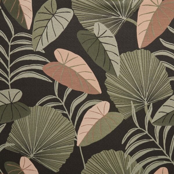 Black upholstery fabric
