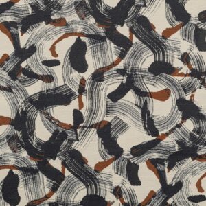 Jackson 56 Navy Nutmeg upholstery fabric swatch
