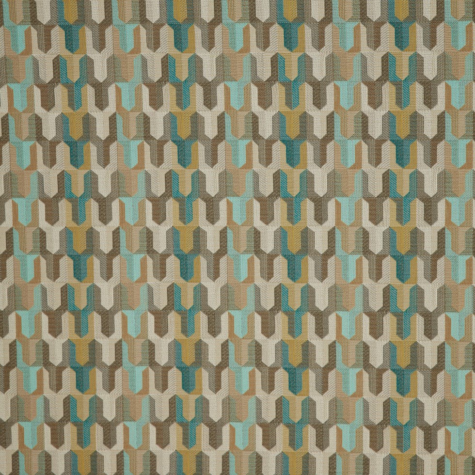 blue upholstery fabric swatch